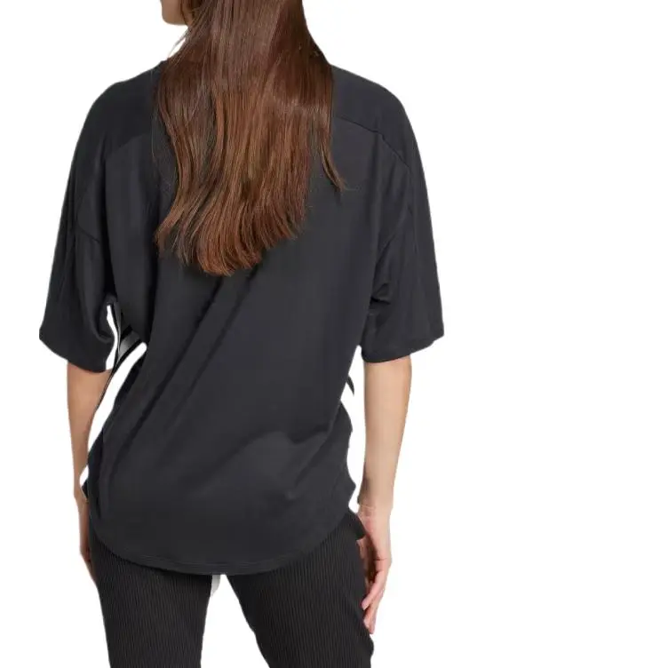 Adidas ExpressDance Drop Shoulder Sleeve T Shirt Women's Black-3