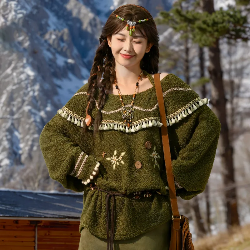 SNBL Two Piece Skirt Sets Women's Sweater+Skirt-8