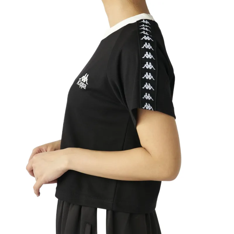 Kappa Regular T Shirt Women's Black-1