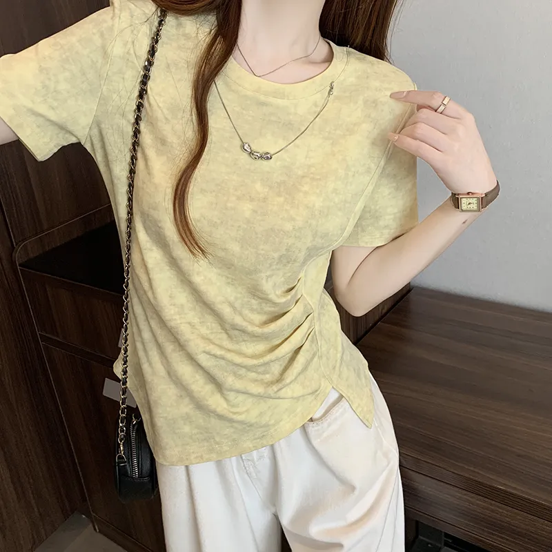 XIANSINIAO Summer Set in Sleeve T Shirt Women's-1