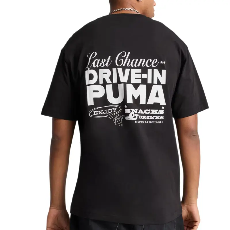 PUMA Playera Holgada Graphics PUMA Drive In Para Hombre-3