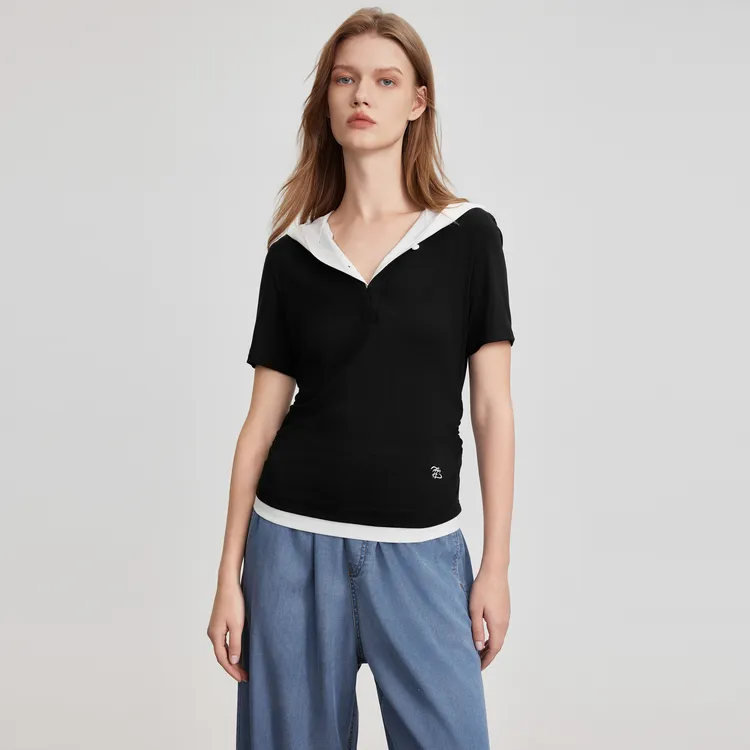 ELLE T Shirts Women's-4