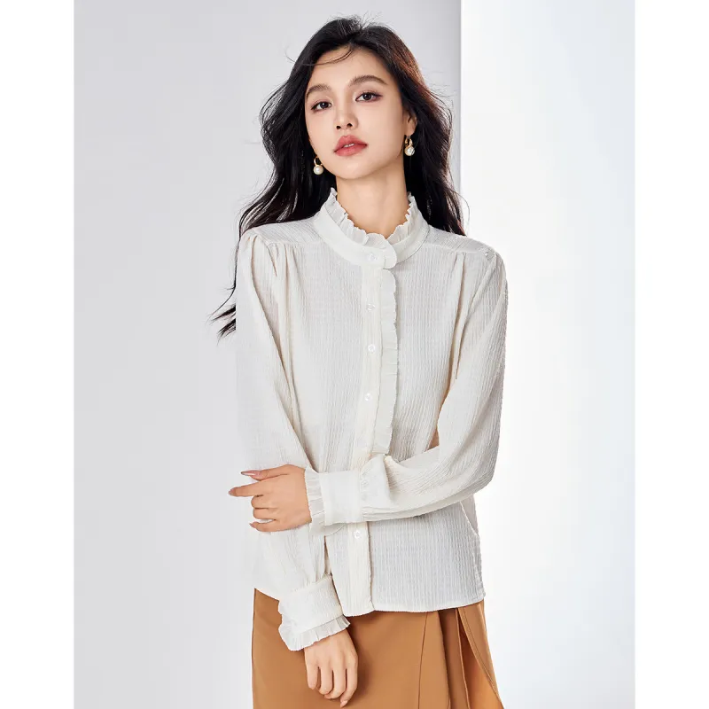 Love Elaine Shirts Women's Ecru-2