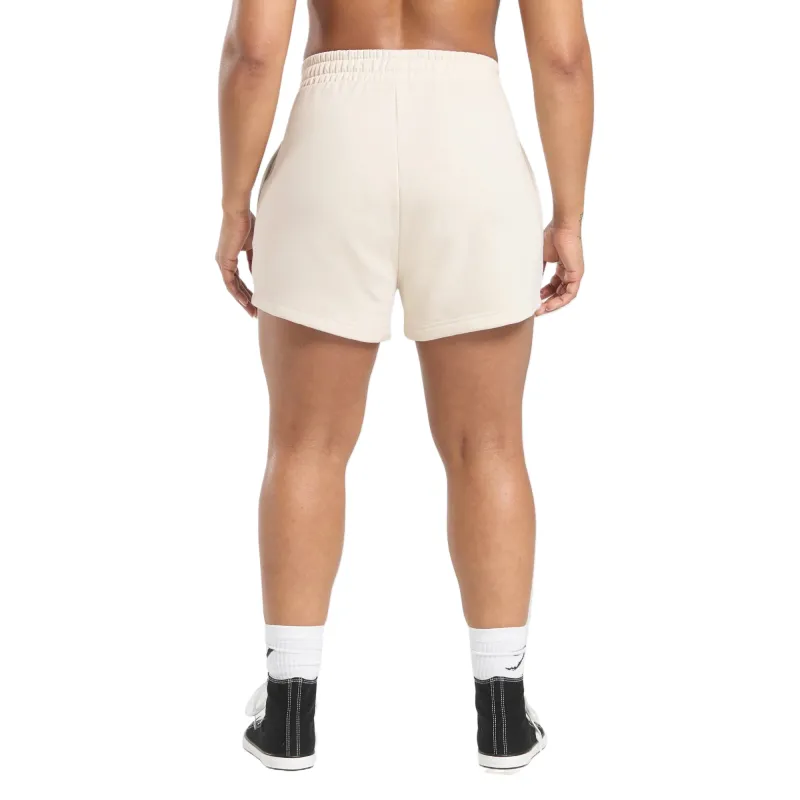 GYMSHARK Lifting Essentials Sports Shorts Women's Oat White-1