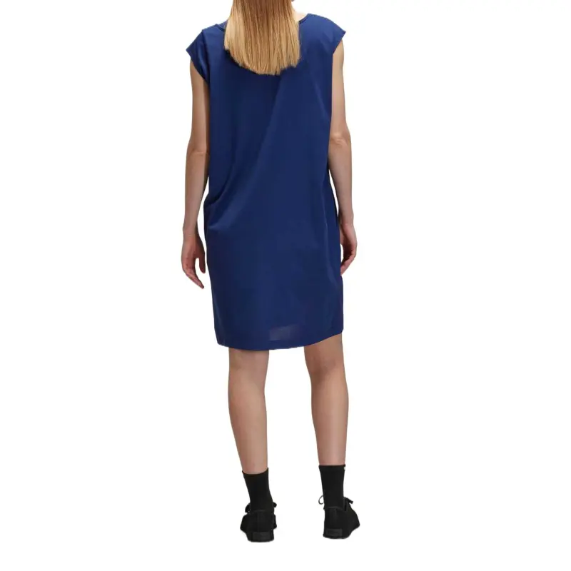 Adidas Y 3 Short Sleeved Dress Women's Blue-2