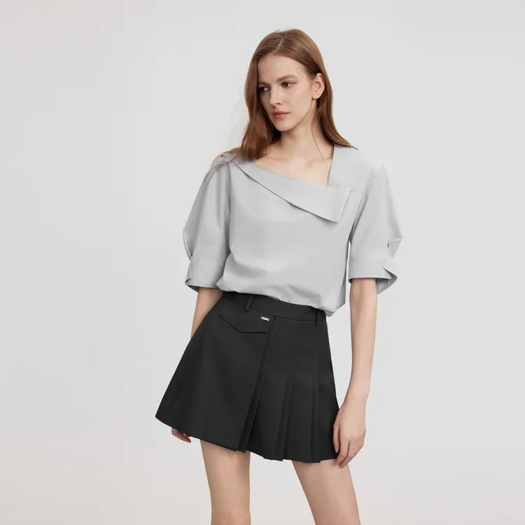 ELLE Shirts Women's Blue-4