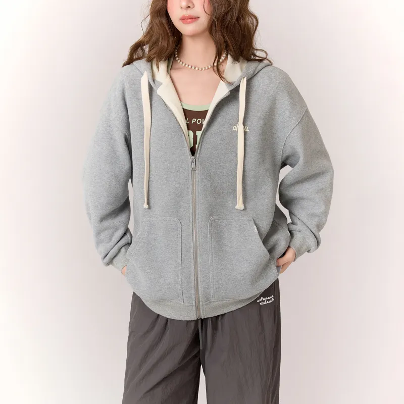 CHUU Sweatshirt Women's Light Heather Gray-3