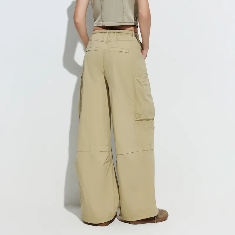 ONLY Casual Pants Women's C11 Olive Gray-4