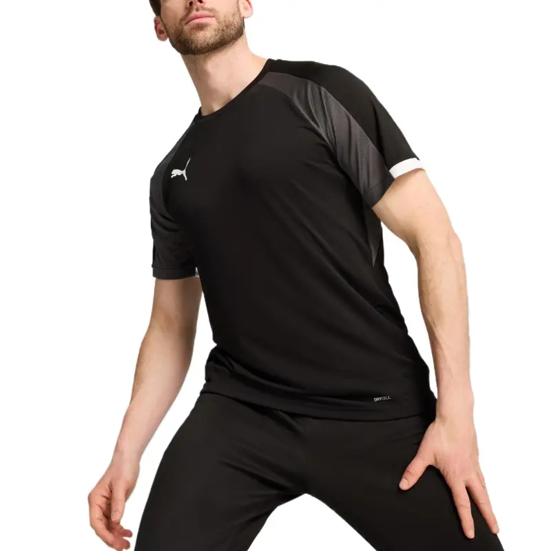 PUMA INDIVIDUALLIGADRYCELL Soccer Jersey Men's Black Shadow Gray-2