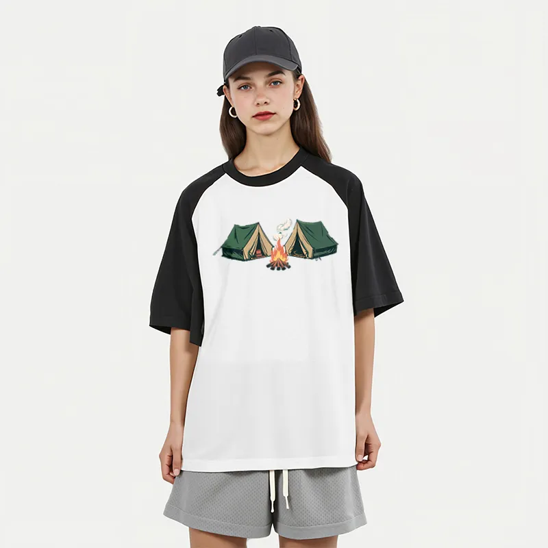 FAIRWHALE Raglan Sleeve T Shirt Women's-6