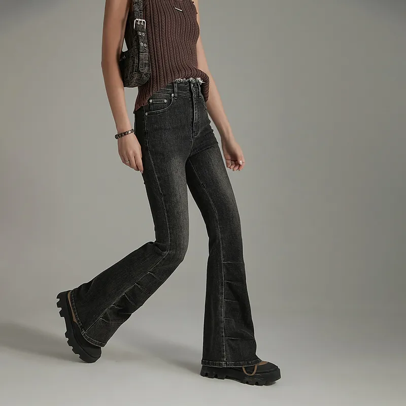 NO ONE ELSE Jeans Women's Black Gray-2