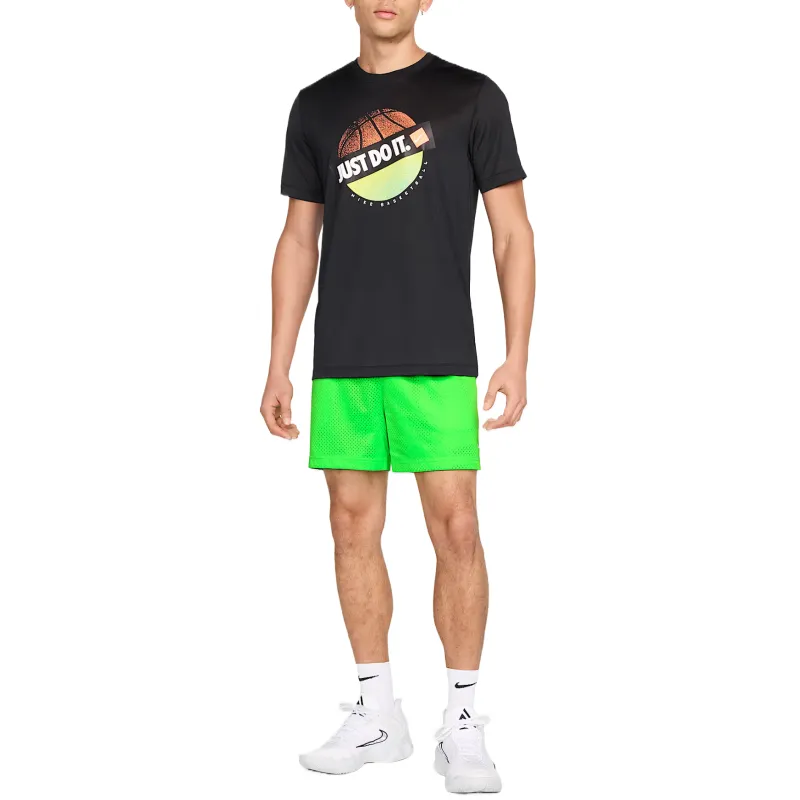 Nike Men's Dri FIT 5' Mesh Basketball Shorts-4