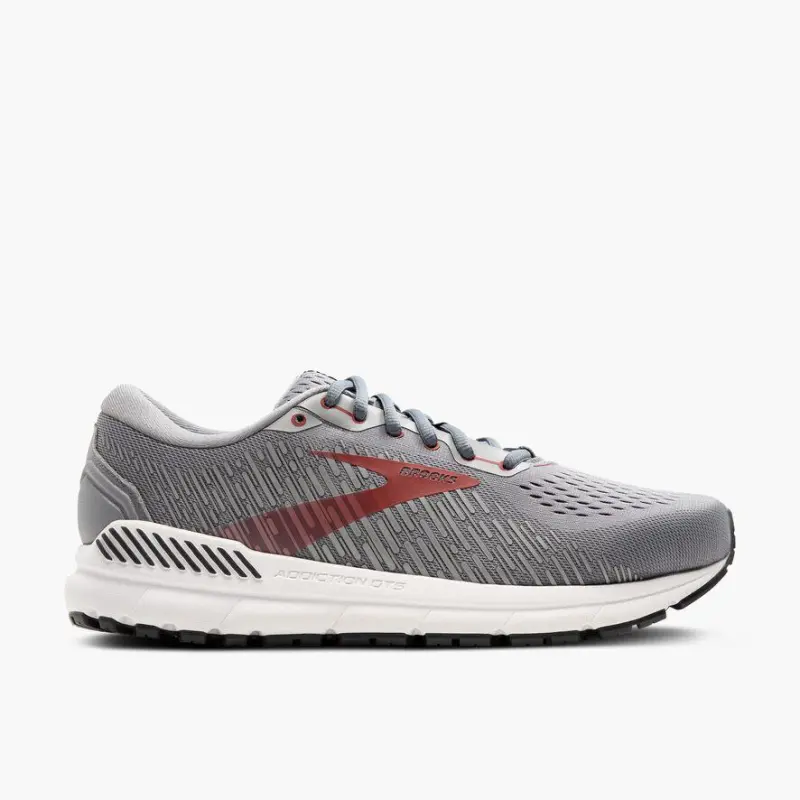 Brooks Addiction GTS 15 Low Top Running Shoes Men's Gray-1