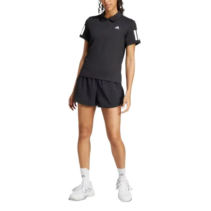 Adidas Climacool SS25 Club Tennis Polo Shirt Women's Black-4