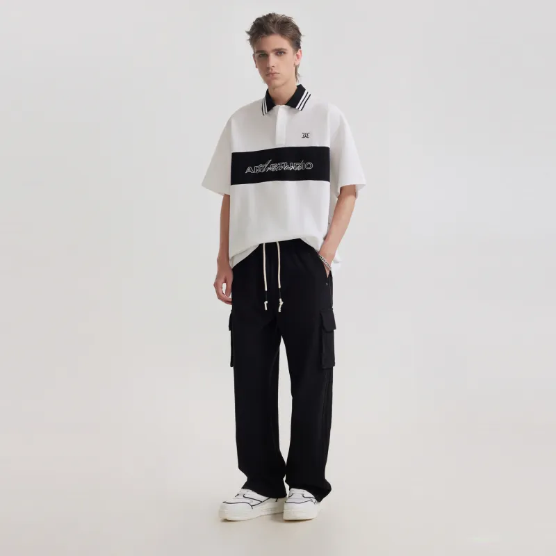 Cabbeen Polo Shirts Men Bleached-4