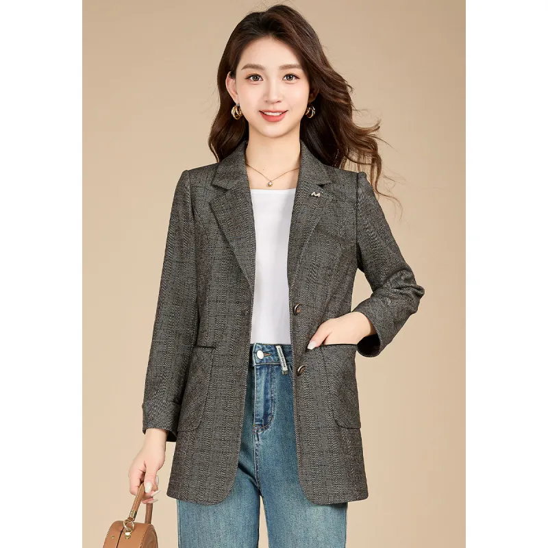 Mylan Business Suit Women's Gray-4