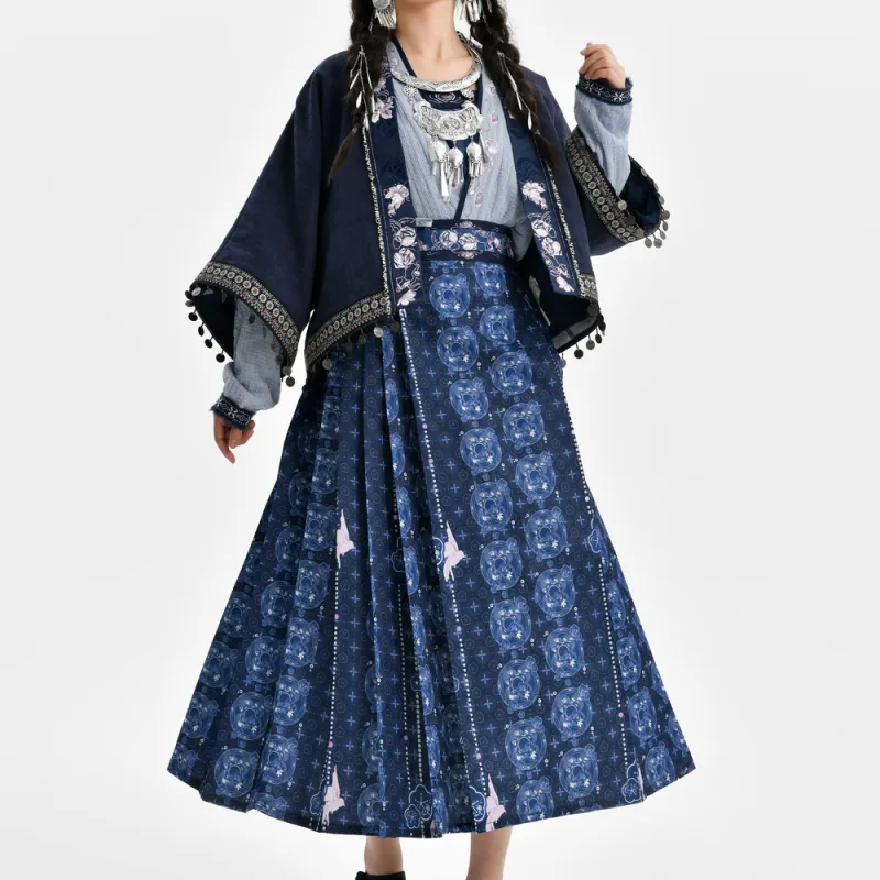 Snbl Skirt Set Women's Miajiang Girlish-3