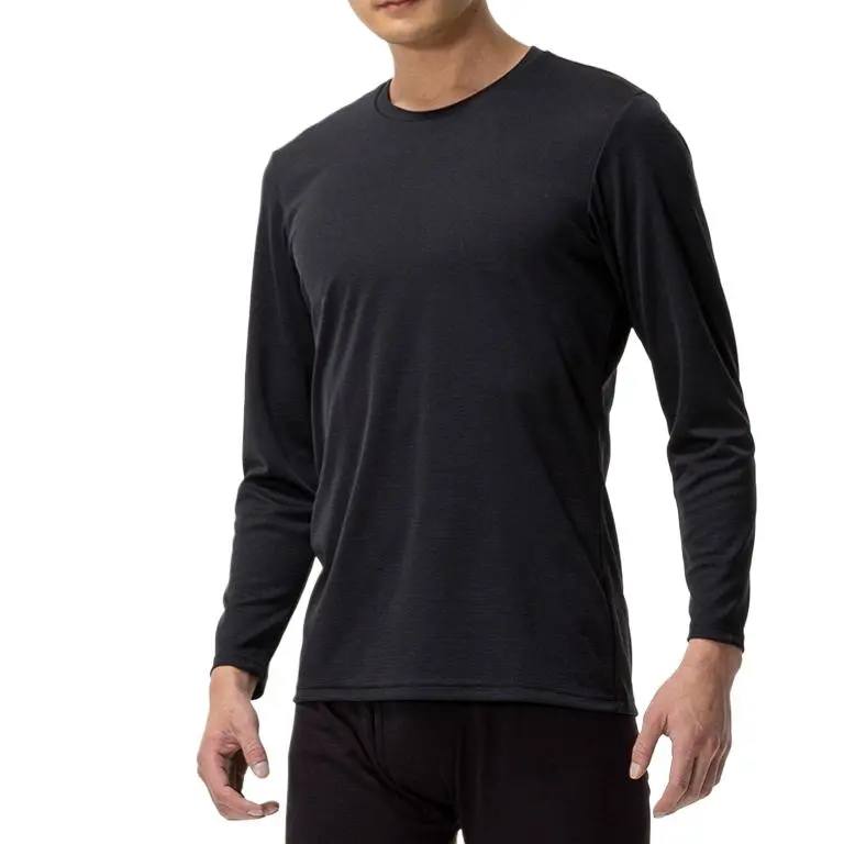 Mizuno Breath Thermo T Shirt Unisex Black 09-2