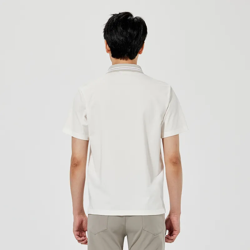 LESS IS MORE Polo Shirt Men's Ecru-5