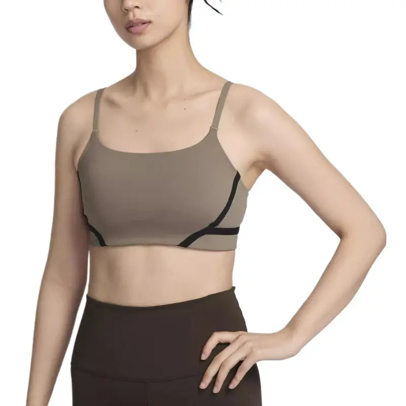 Nike Dri Fit One Sports Underwear Women's Mink Brown Black-2
