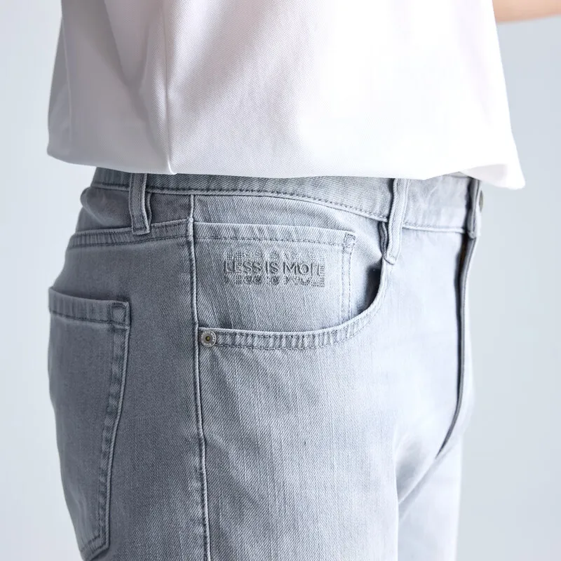 LESS IS MORE Jeans Men's Gray Blue-5