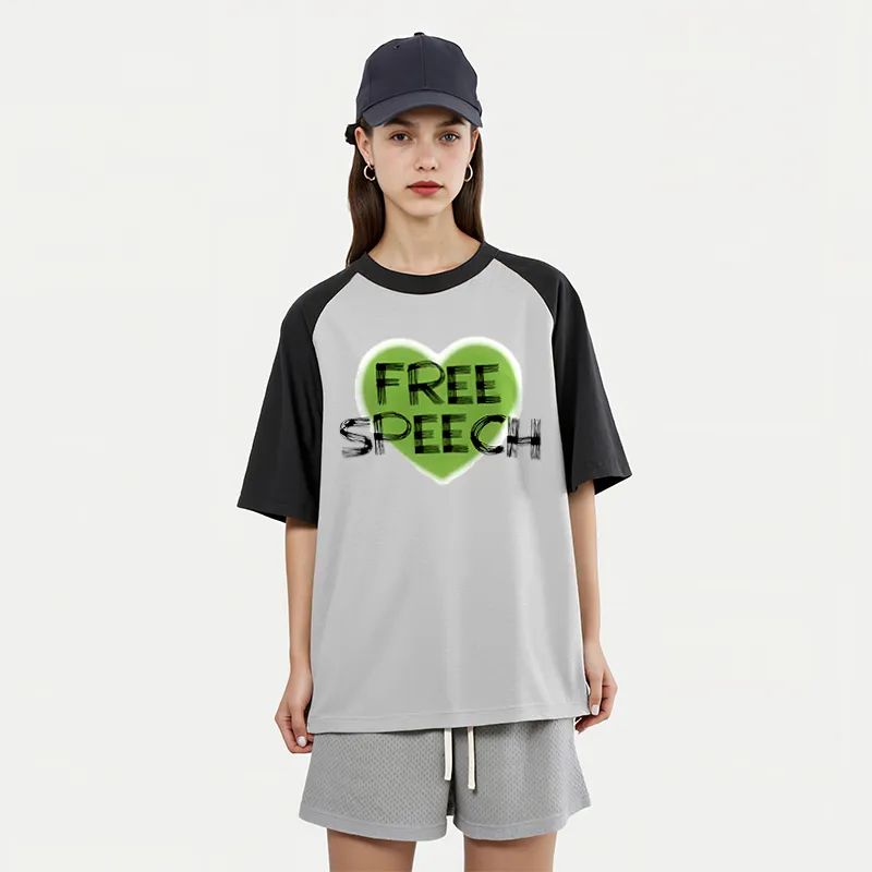 FAIRWHALE Drop Shoulder Sleeve T Shirt Women's-2