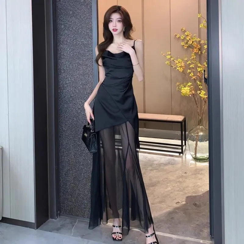 XIANSINIAO Slip Dresses Women's Image Color-4