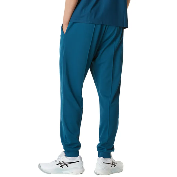 Asics Uni Knitted Sweatpants Men's Gray Blue-3