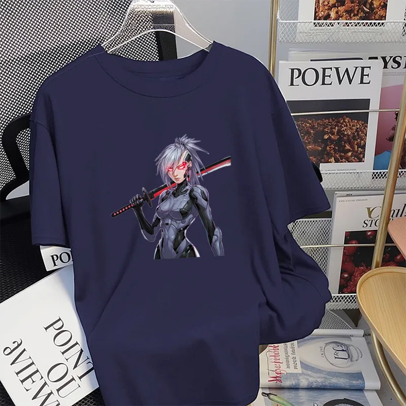 FAIRWHALE Drop Shoulder Sleeve T Shirt Women's-10
