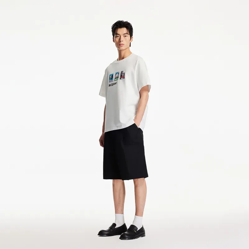 JACK JONES· x Jean Michel Basquiat JACK JONES/Jack Jones X Basquiat Spring Summer T Shirt Men's-3