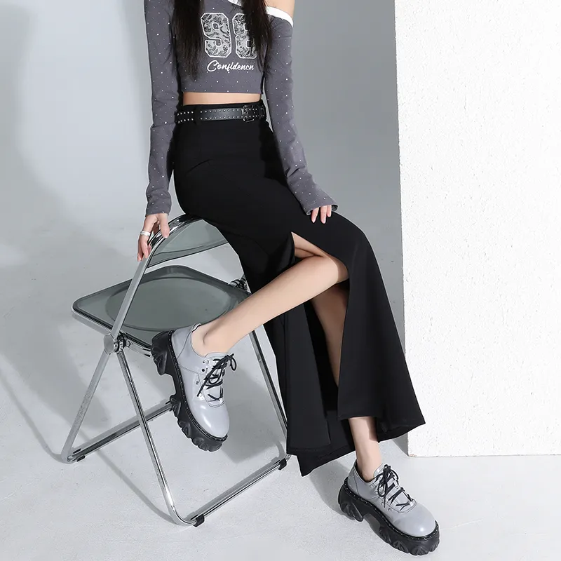 XIANSINIAO Casual Long Skirt Women's-3
