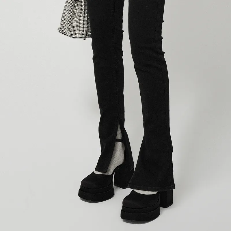 D'zzit Jeans Women's Black-4