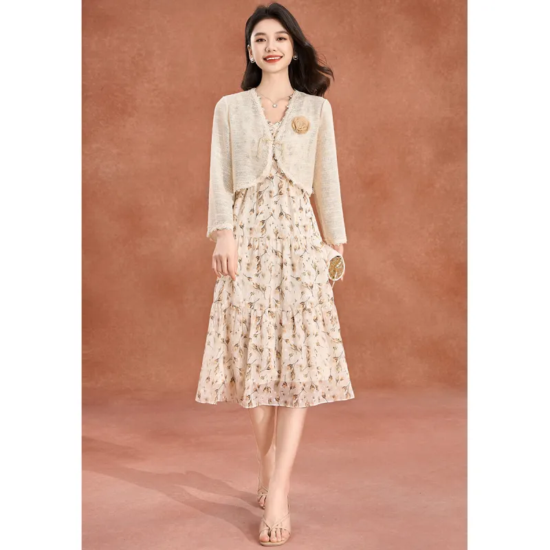 Mylan Spring, Summer, Fall Skirt Set Regular Women's-3