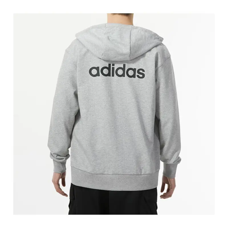 Adidas Sweatshirts Unisex Gray+Shopping Bag-2