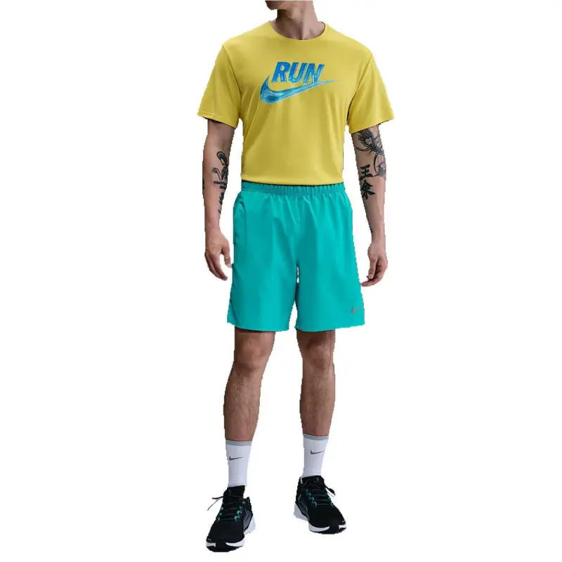 Nike Challenger Casual Shorts Men's Desert Cactus/Reflective Silver-2