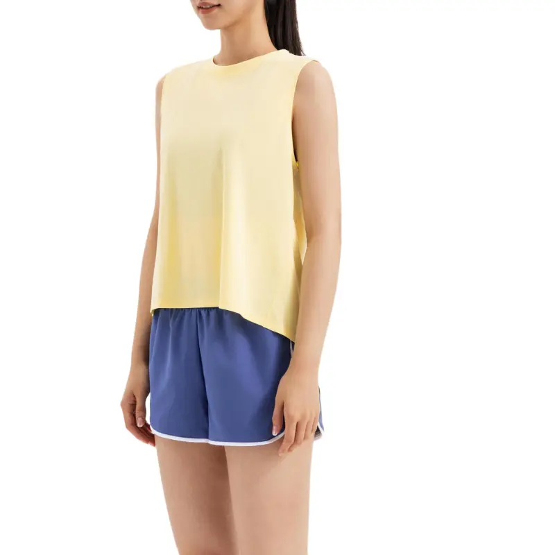 DECATHLON Sport Vests Women's Light Yellow-1