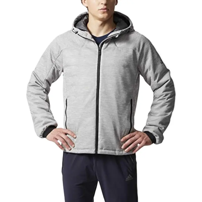 Adidas Nuvic Hybrid Jackets Coats Men's Medium Gray-2