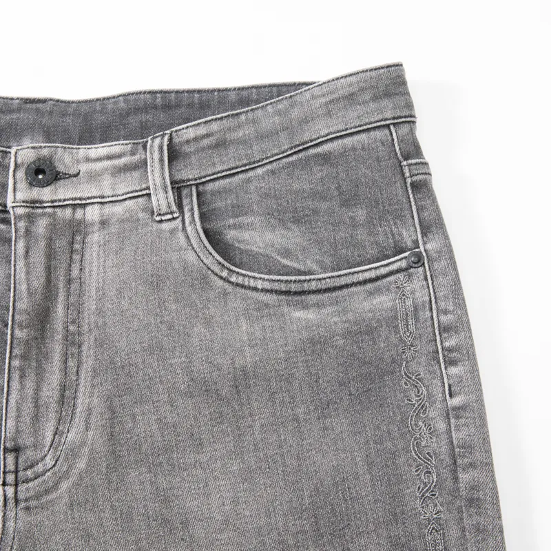 ANDREW MACKENZIE Jeans Men Light Gray-3