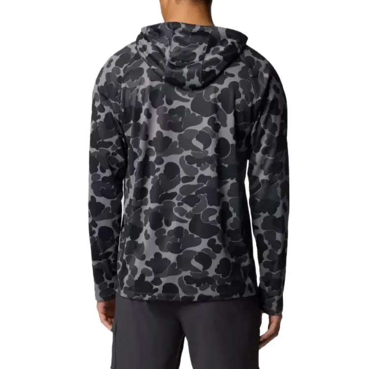 Columbia Sweatshirt Men's Black Camouflage-1