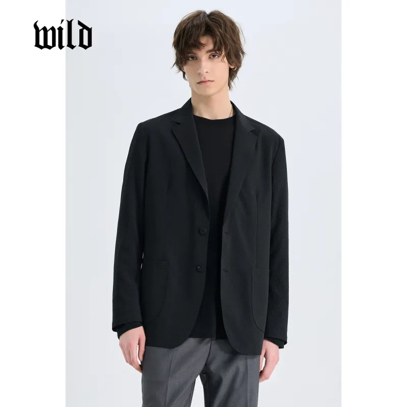 WILD LEADER Summer Business Suit Coat Men's-1