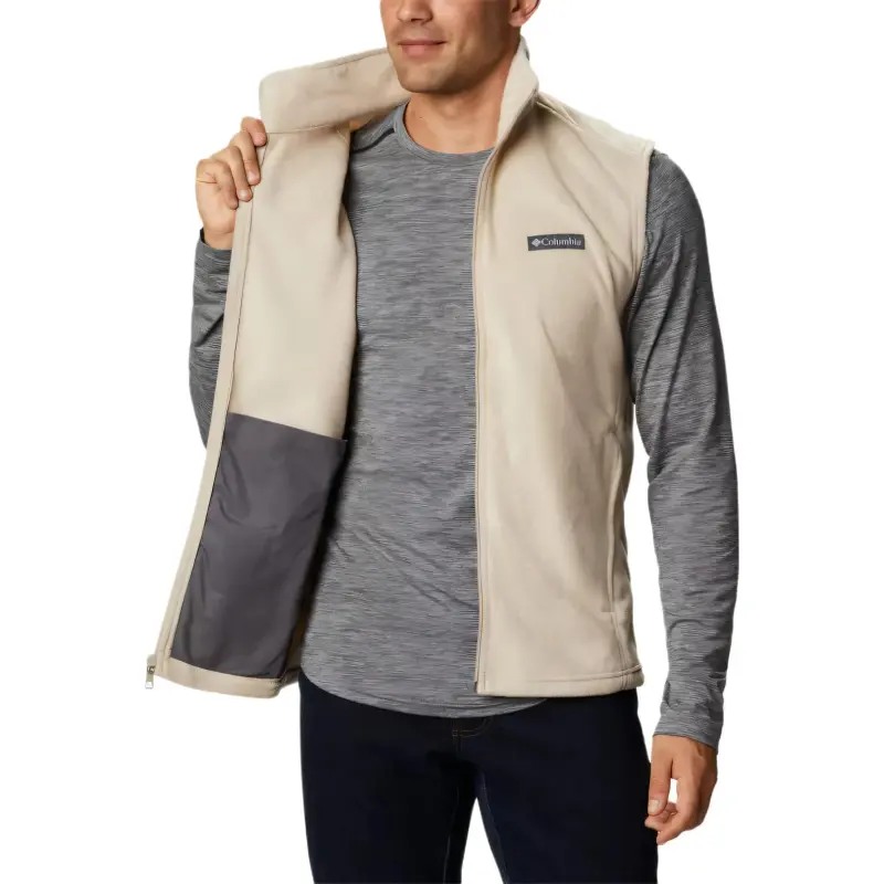 Columbia Steens Mountain Vest Men's Ancient Stone Color-3