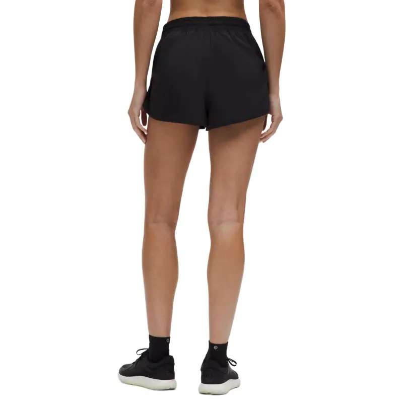 Lululemon Side CinchHigh Rise Casual Shorts Women's Black-1