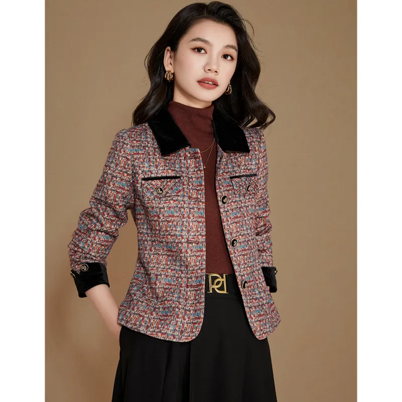 Mylan Jackets Coats Women's Red-1