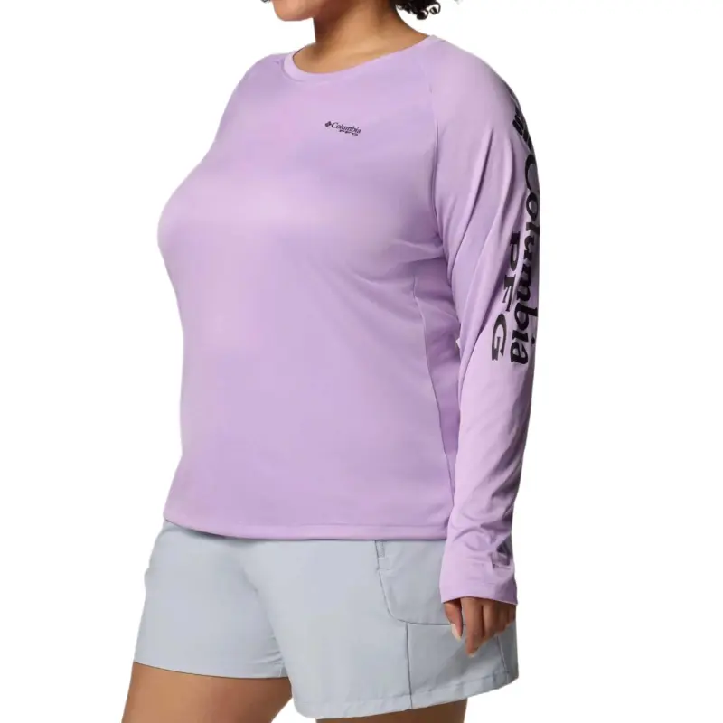 Columbia PFG Tidal Tee 2 T-Shirt Women's Hydrangea Color-2