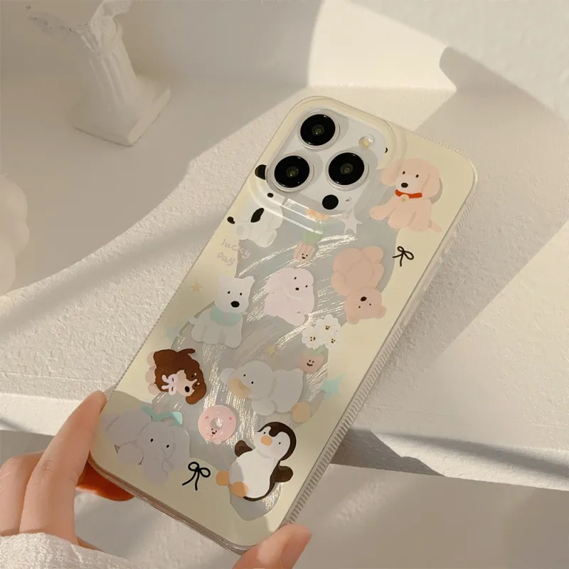Cuttlefish Grid Phone Cases-5