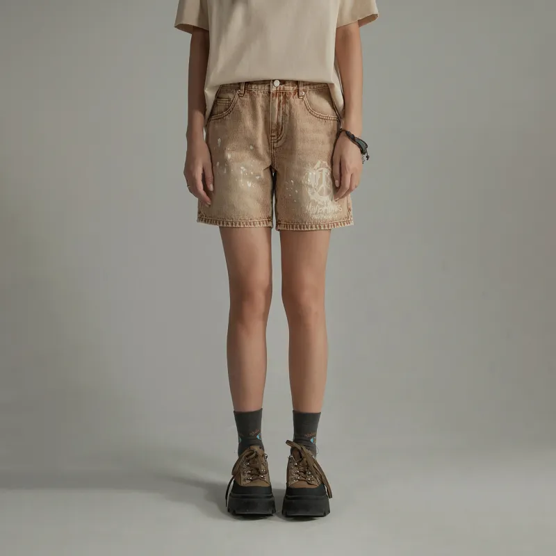 NO ONE ELSE Denim Shorts Women's-4
