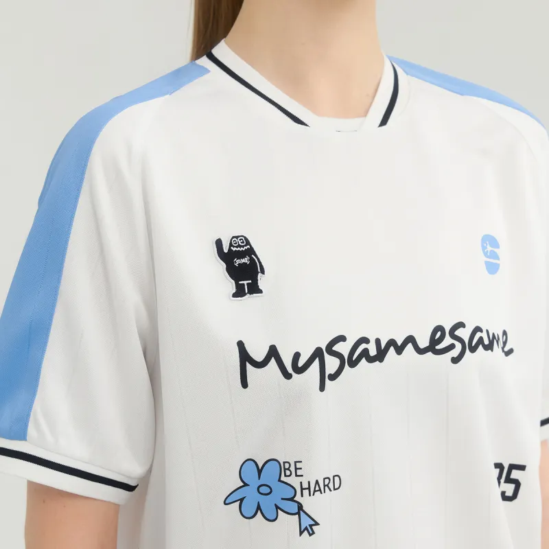 MYSAMESAME T Shirt Unisex White In Stock-4