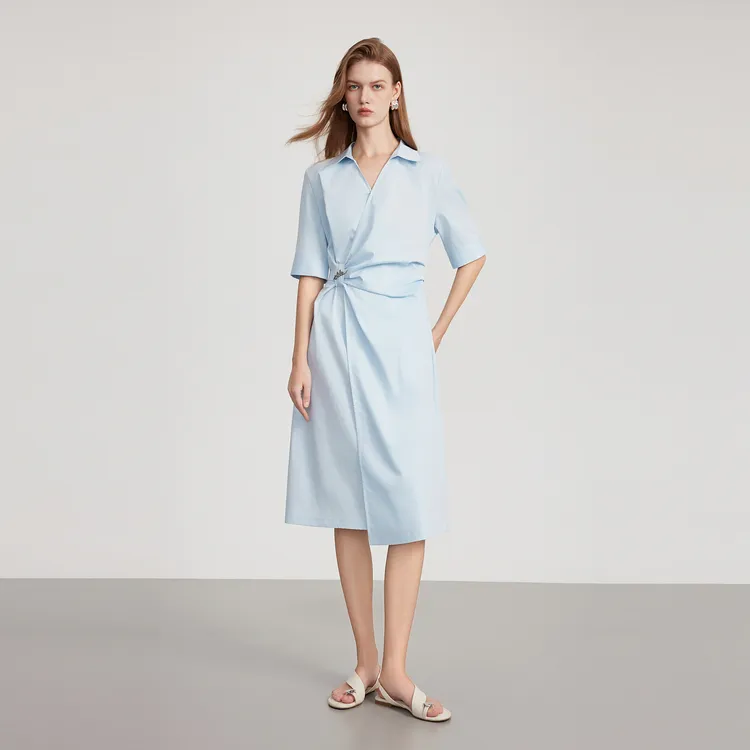 ELLE Short Sleeved Dress Women's-6