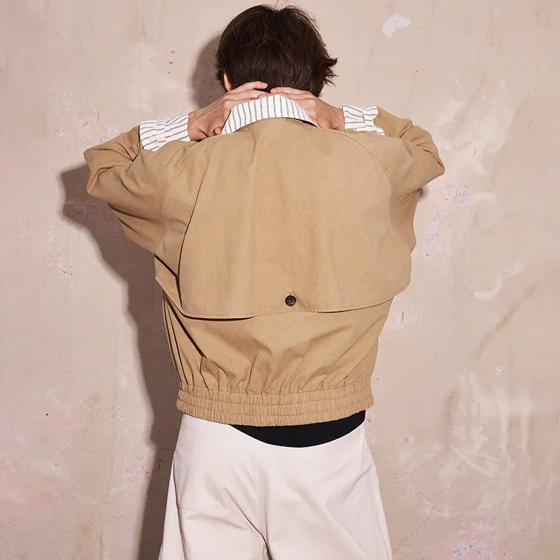SAME FLOW Jackets & Coats Unisex Khaki-0
