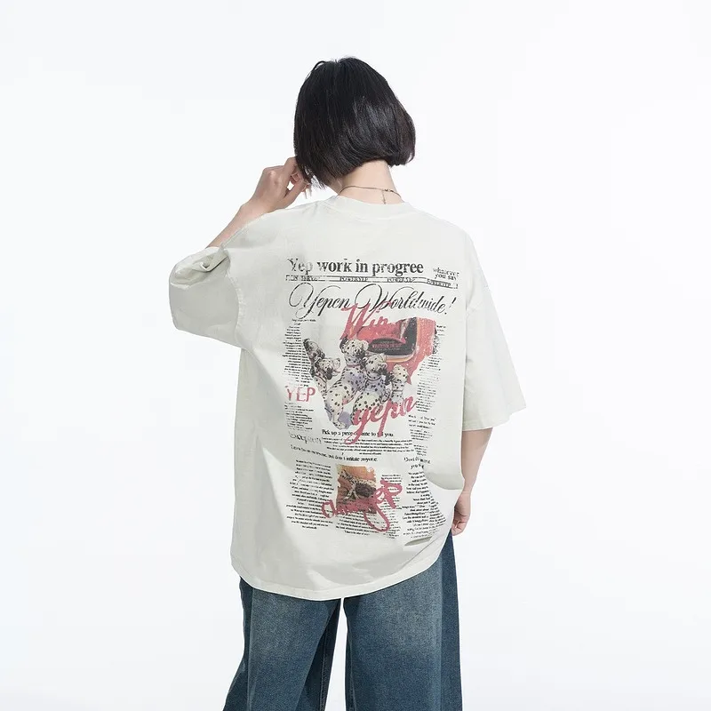 YEP Summer Regular T Shirt Unisex Concrete Gray-2